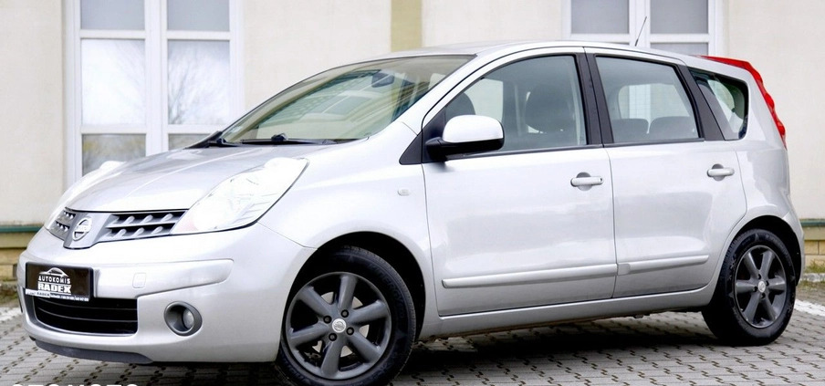 Nissan Note cena 12999 przebieg: 170000, rok produkcji 2008 z Kąty Wrocławskie małe 277